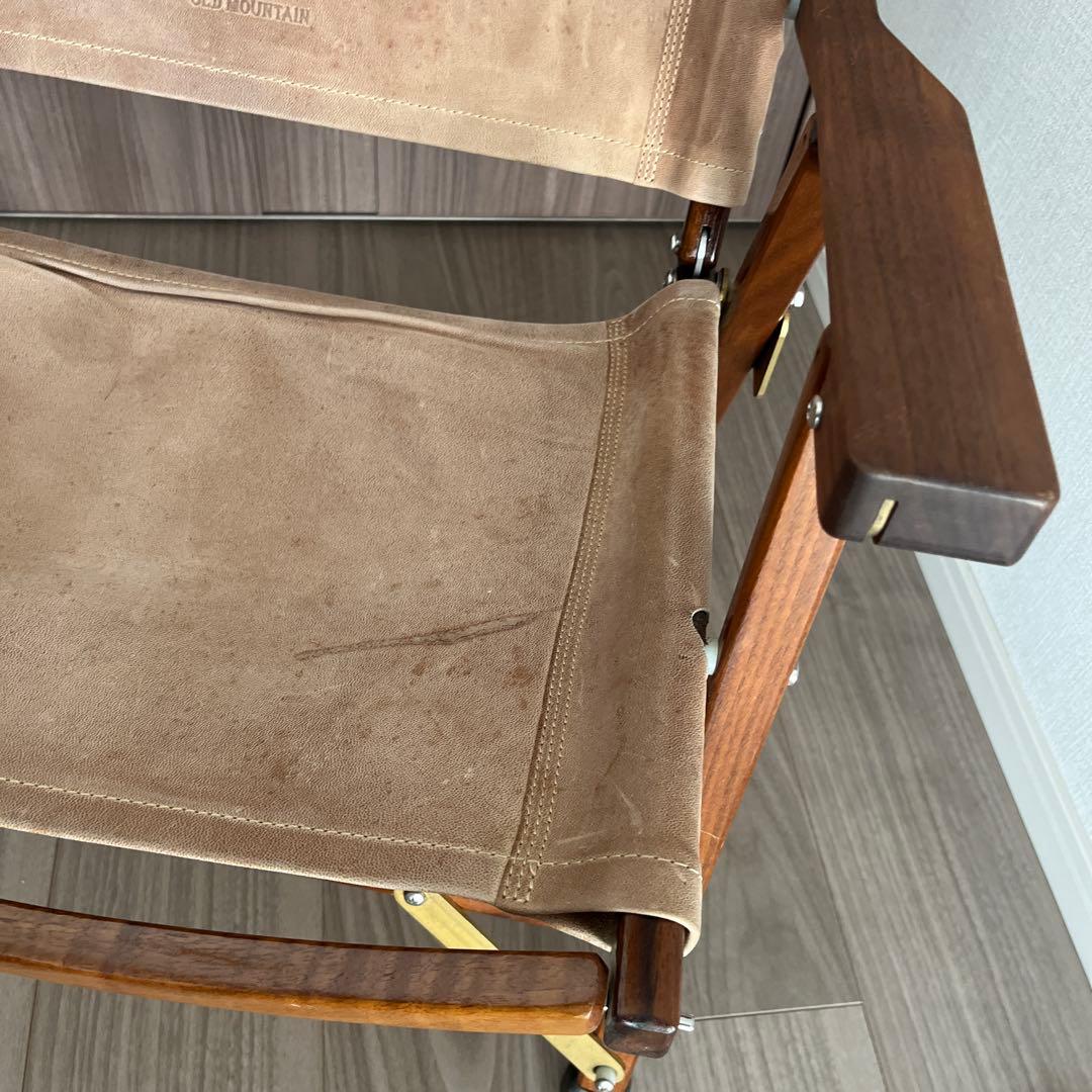 カーミットチェア ウォールナット オールドマウンテン 真鍮　カスタム　ラクダ
