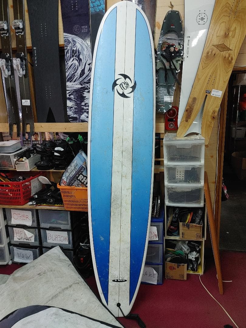 8\"2 TCH サーフボード + フィンズ + リーチ + バッグ ロングボード