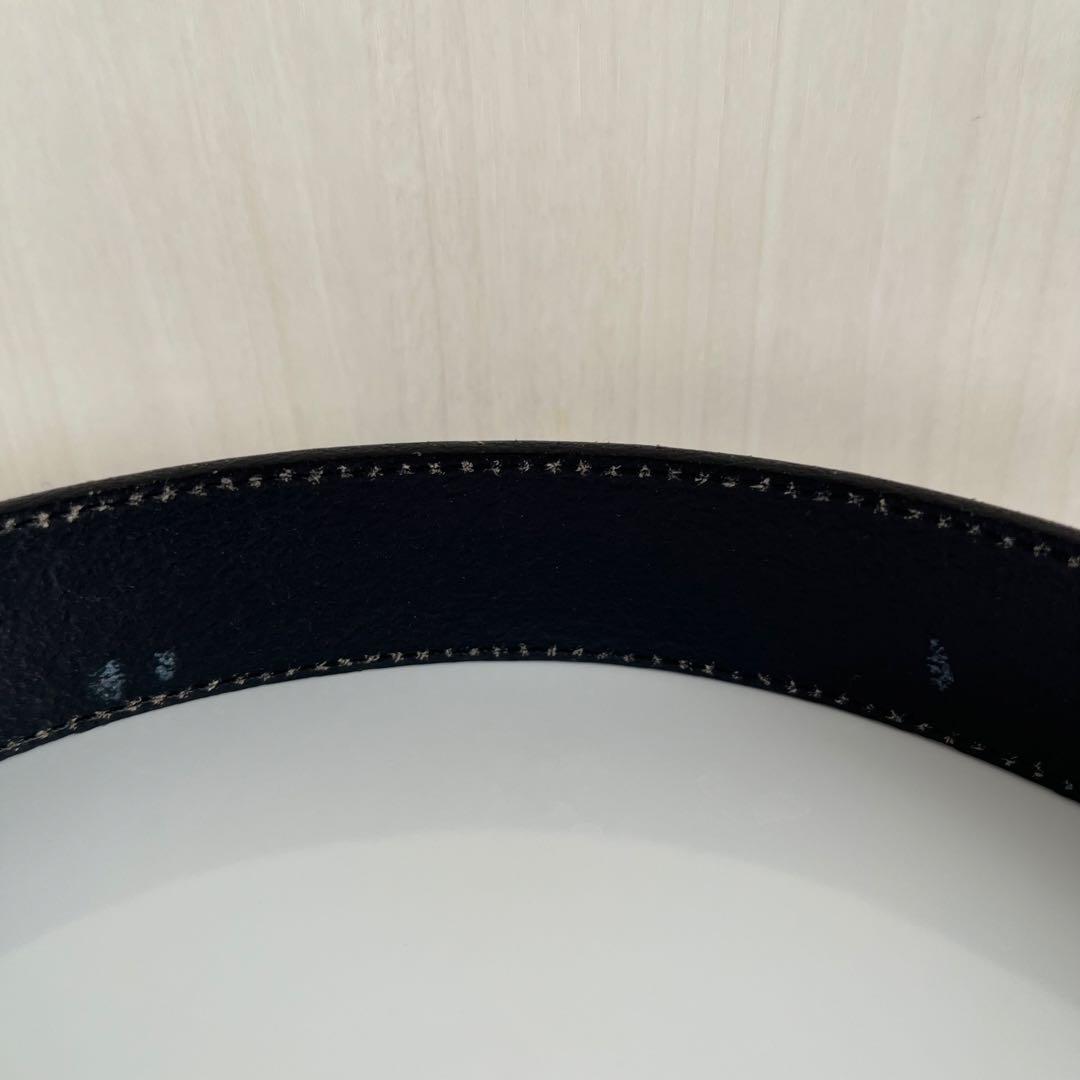 【一度のみ使用】 Peco Club レザー ベルト ブラック