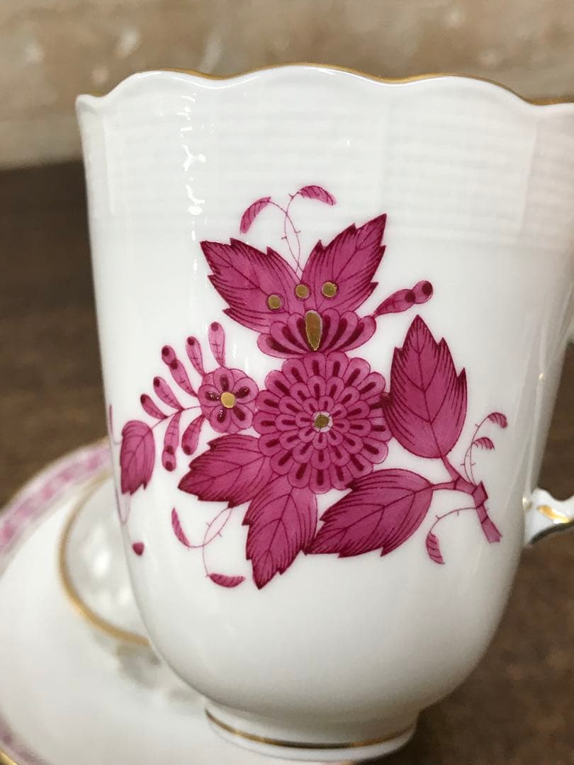 値下！【美品】HEREND ヘレンド　インドの華　C&S