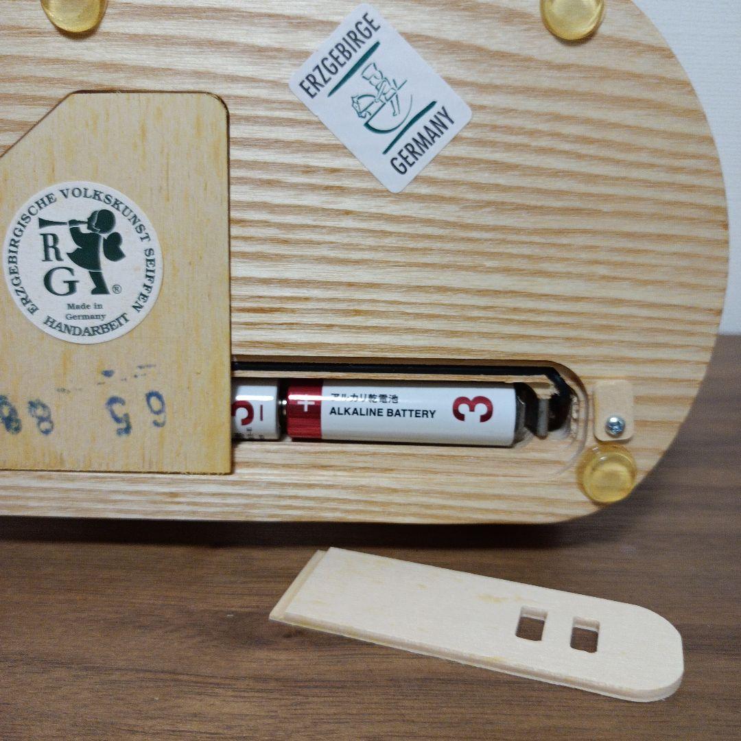 くるみ割り人形〈サンタとツリー〉リヒャルト グレーザー ザイフェン ランプ付置物