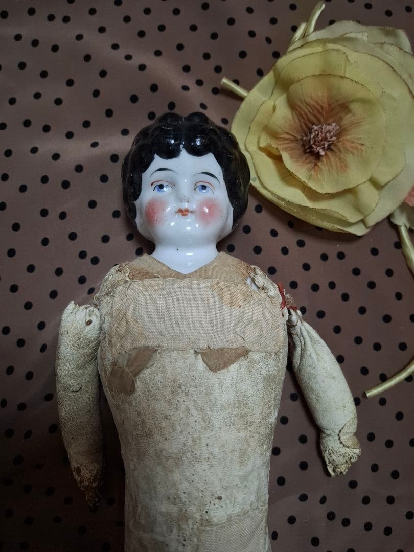 アンティーク★チャイナヘッドドール★パリアンドール★ビスクドール★訳有り品