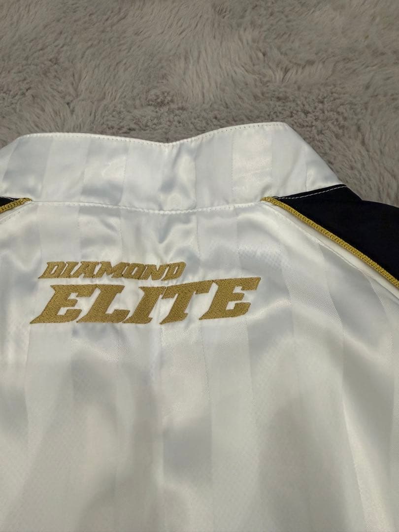 Nike ダイヤモンドエリート　セットアップ　野球　ホワイト　ブラック　半袖
