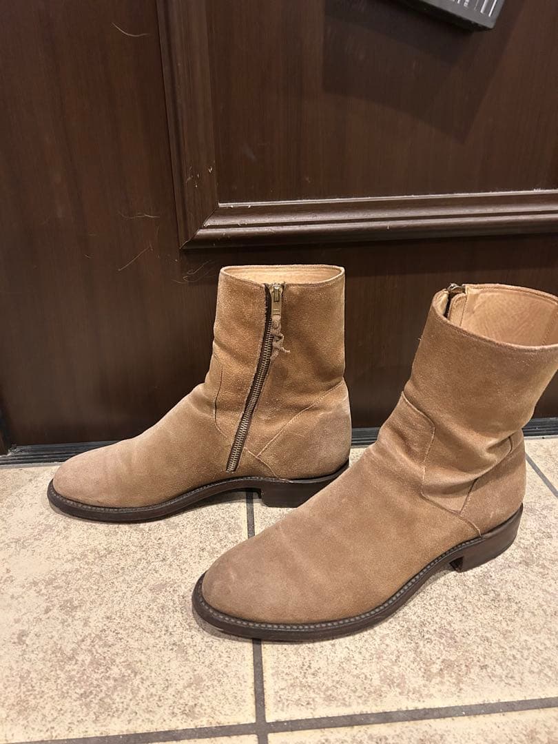 ルケーシー　ウエスタンブーツ　サイドジップ