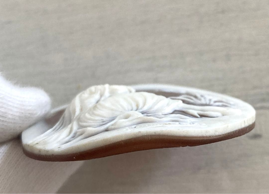 カメオ　シェル　ルース　母親と子供