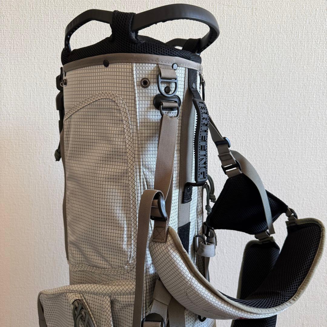 ブリーフィング　キャディバッグ　CR-7 ショルダー　スタンド式　軽量　グレー