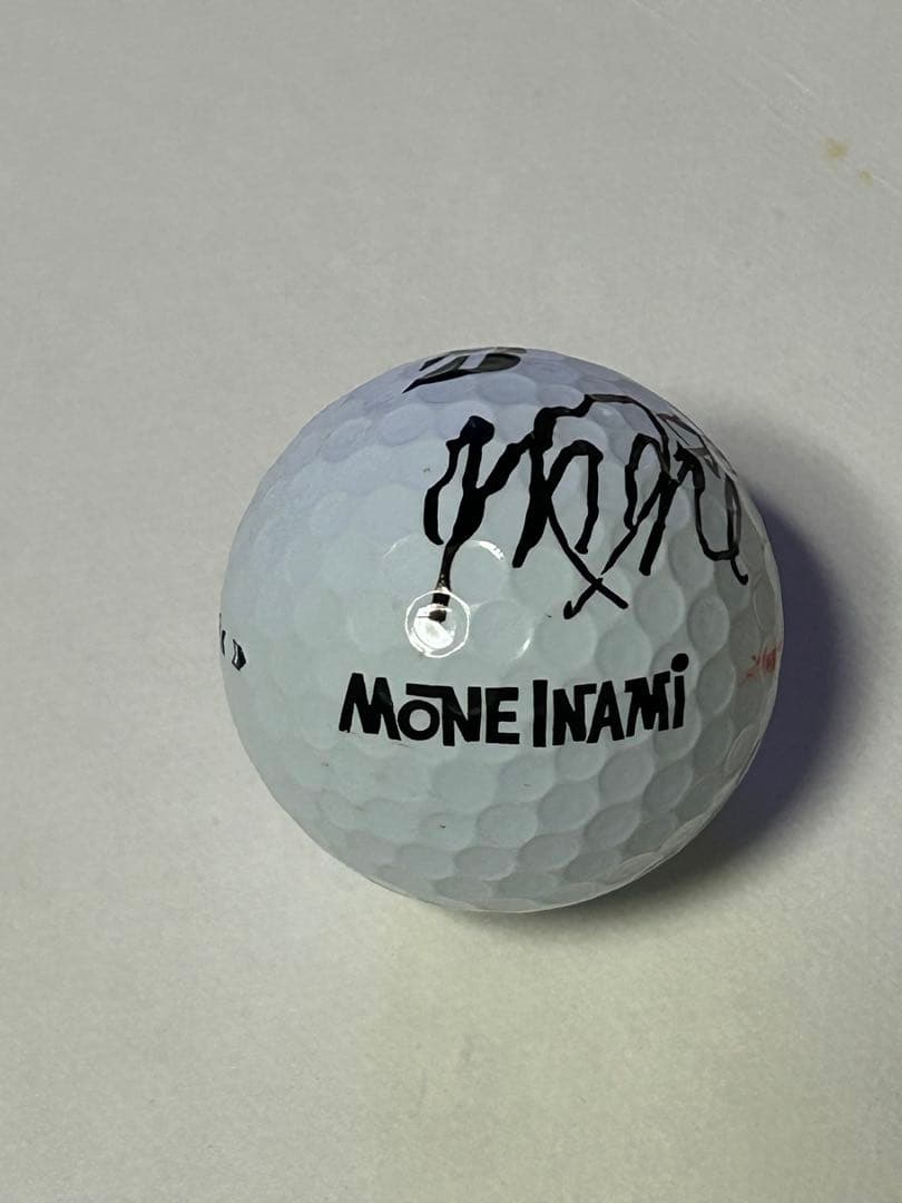稲見萌寧 プロ 直筆サイン実使用オウンネームボール