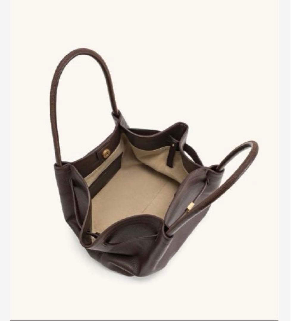 JW PEI Hana ミディアムトートバッグ - ダークブラウン