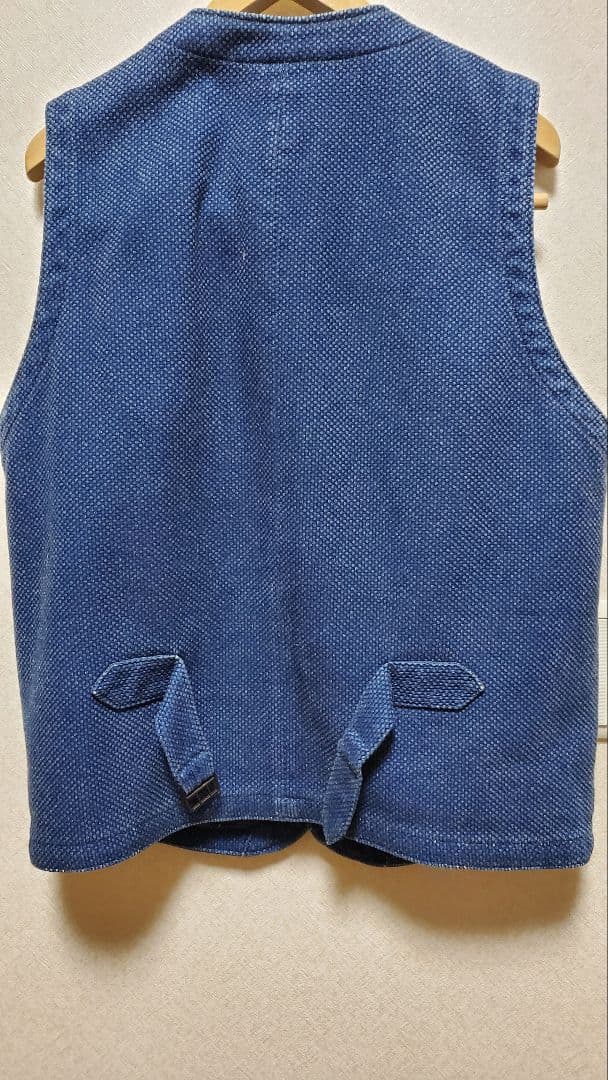 桃太郎ジーンズ モモタロウジーンズ 刺し子ベスト インディゴ