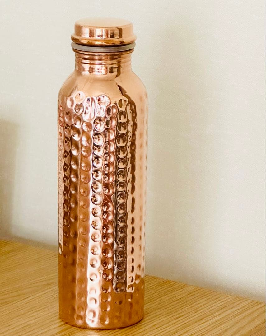 銅製ハンマード水筒2本セット 新品