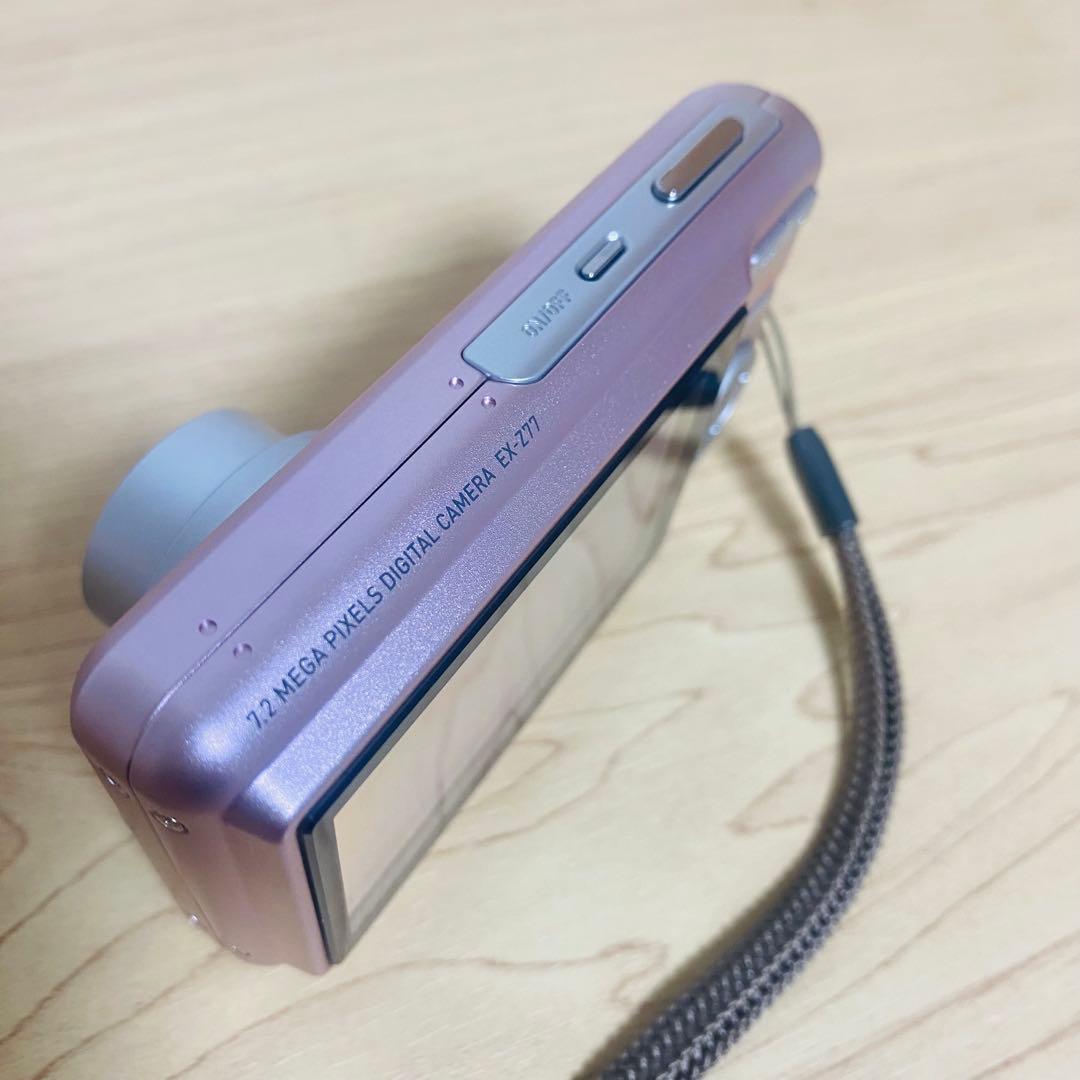 【美品】CASIO カシオ　EXILIM EX-Z77 ピンク デジカメ