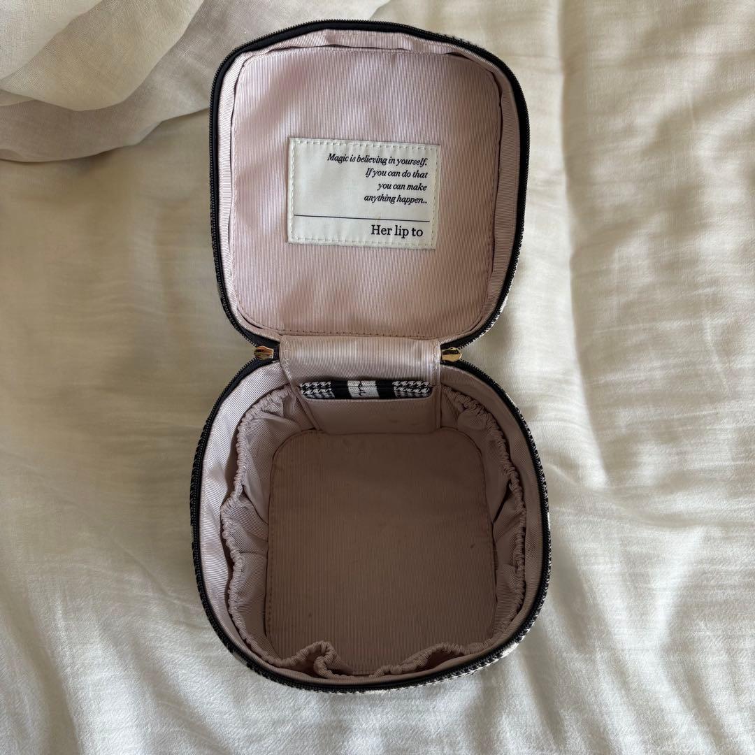 バッグ HLT Jacquard Vanity Bag silver