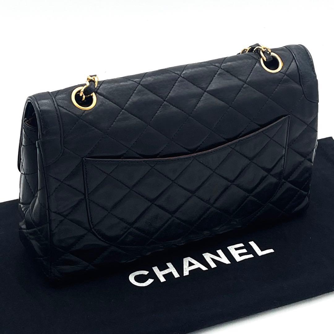 美品‼️ カードあり　シャネル パリ限定 ダブルフラップ チェーンショルダーバッグ