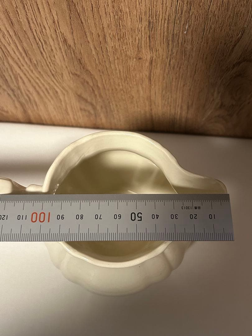 フランスアンティーク サルグミンヌ 花リムのクリーマー ピッチャー ミルクポット