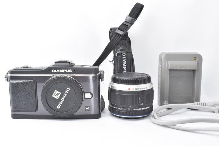 オリンパス OLYMPUS PEN E-P2 ブラック レンズキット