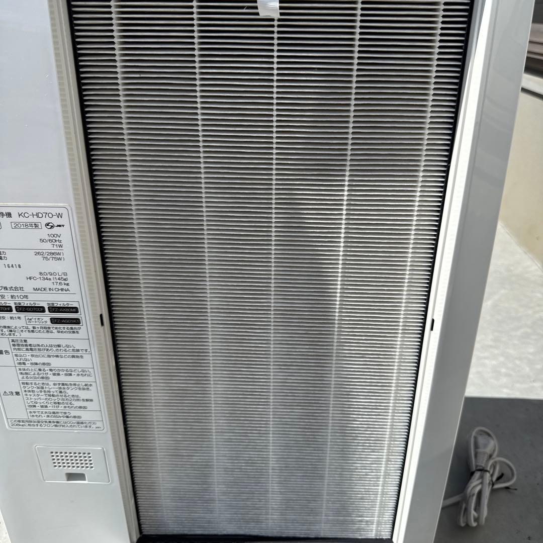 美品　SHARP シャープ 除加湿空気清浄機 KC-HD70-W