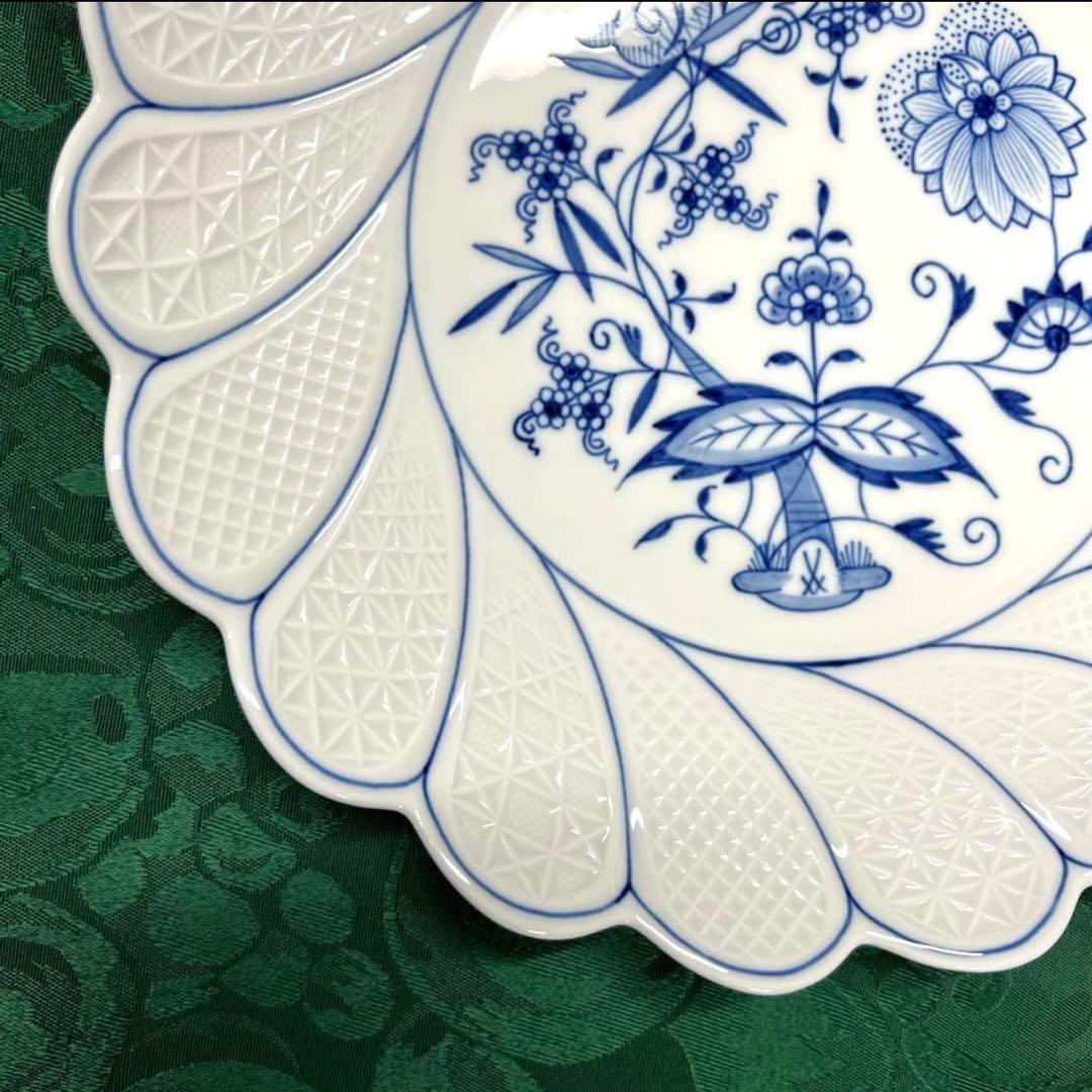 ★マイセン★ブルーオニオン★ディッシュラウンド29 ㎝★新品未使用★一級品★