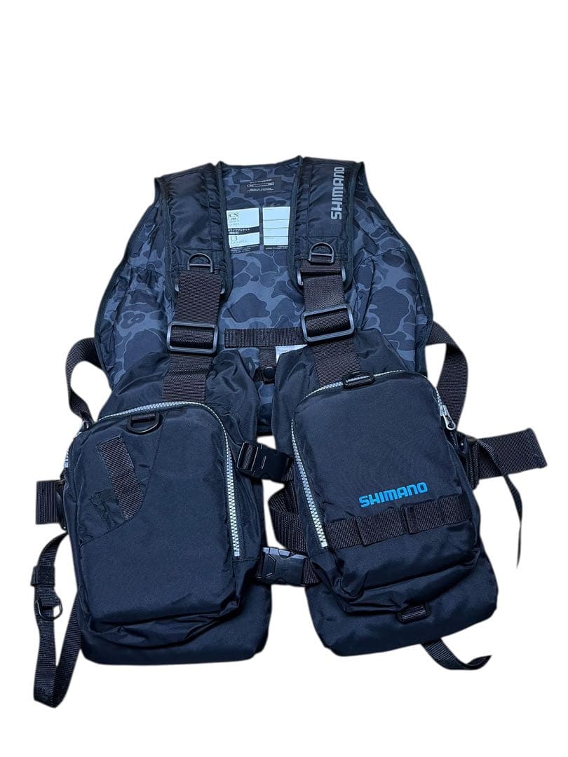 【美品】シマノ　ゲームベストライト　フローティングベスト