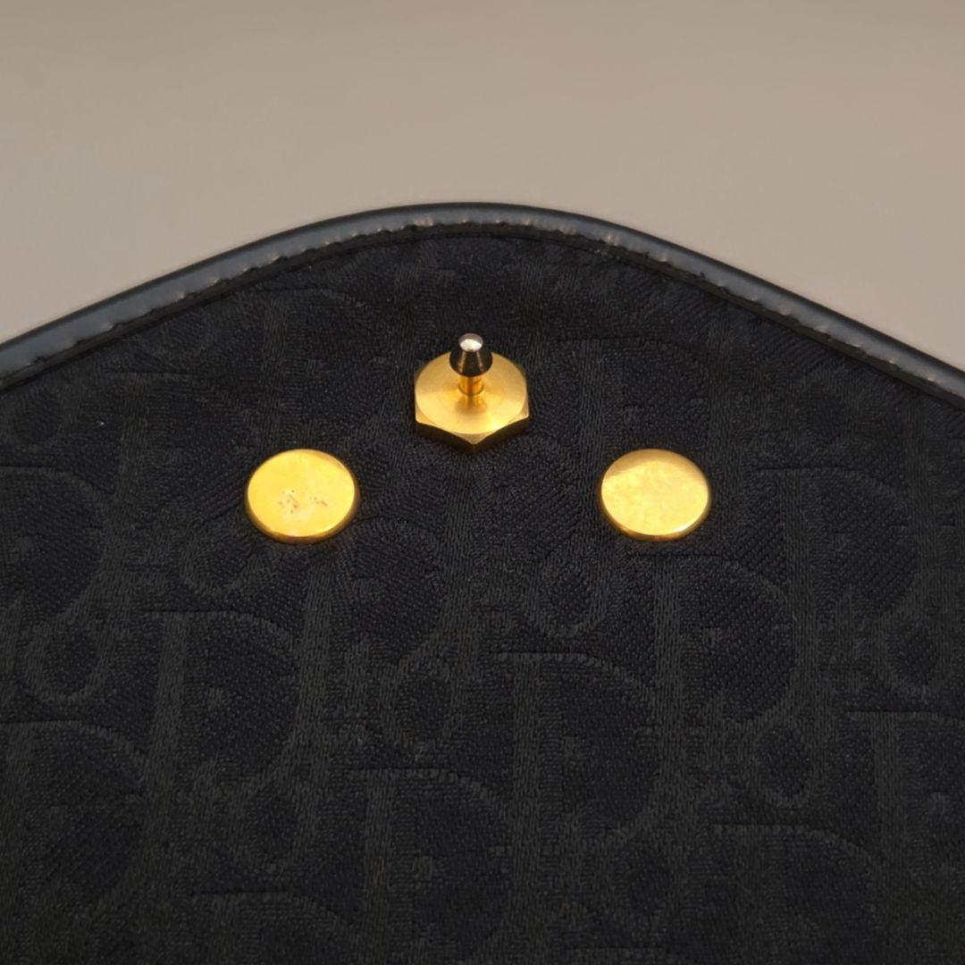 Dior トロッター クラッチバッグ ショルダーバッグ ゴールドチェーン