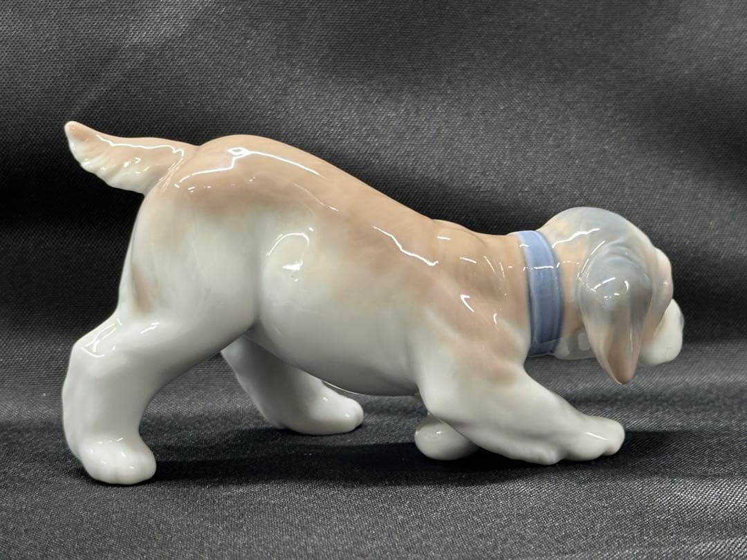 【美品】LLADRO リヤドロ　犬　子犬　仔犬　フィギュリン　置物　陶器