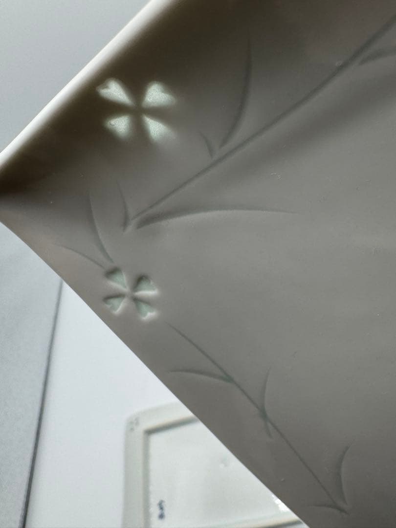 特選高級美術　有田焼　ホタル焼　ホタル透かし　焼皿　角皿　平皿　5客セット