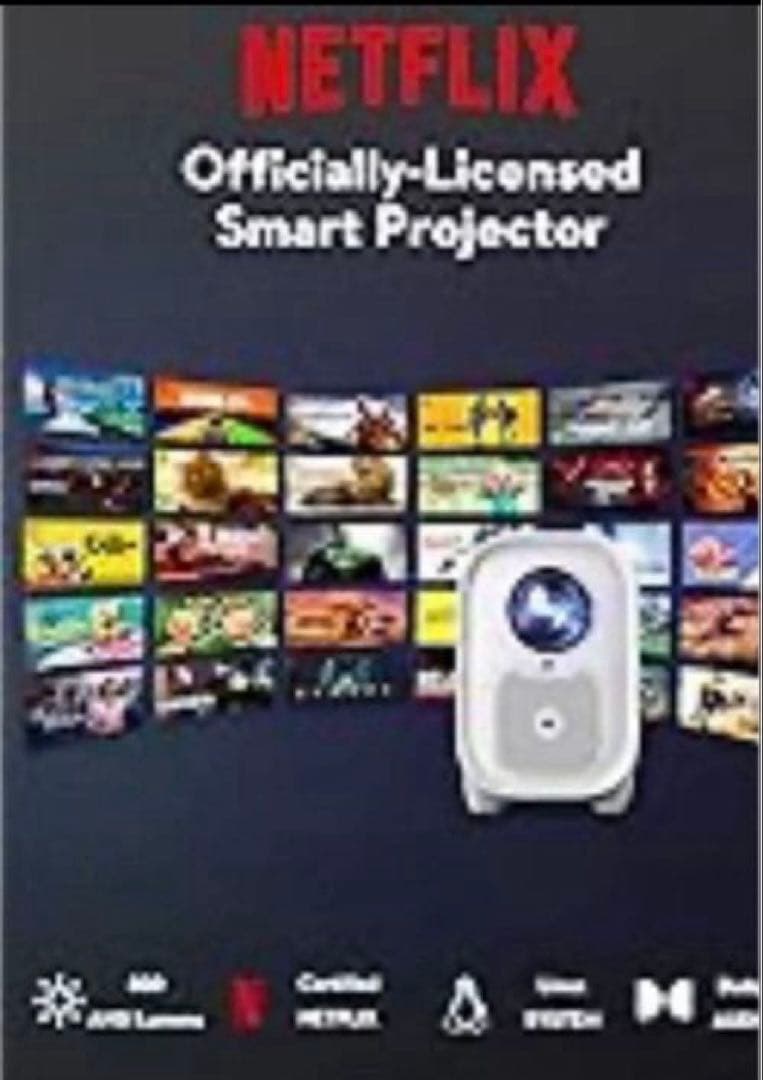 m*y様 Netflix対応 超小型プロジェクター COI ブラック 高画質コン