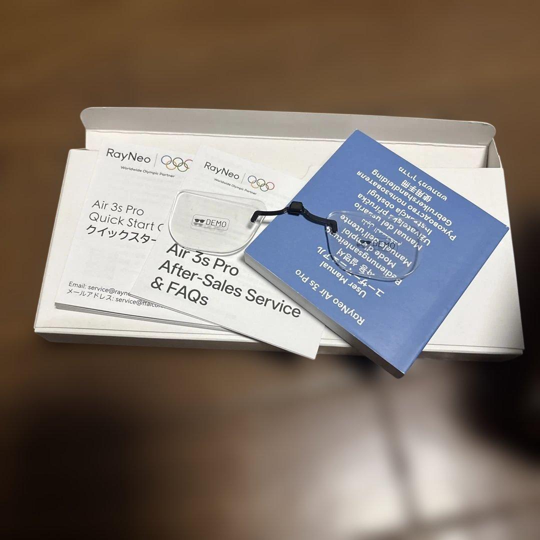 RayNeo Air 3s Pro 使用回数少 純正遮光カバー付き