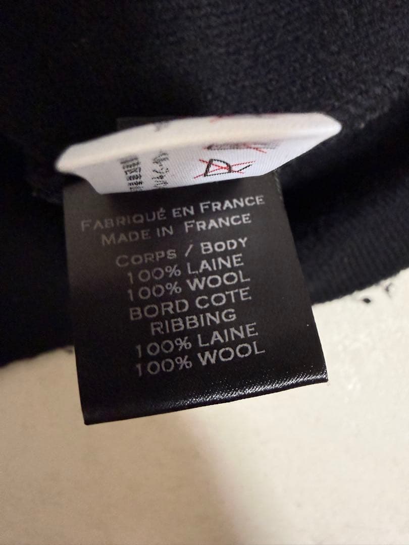 BALMAIN フード付き ブラックニットセーター M