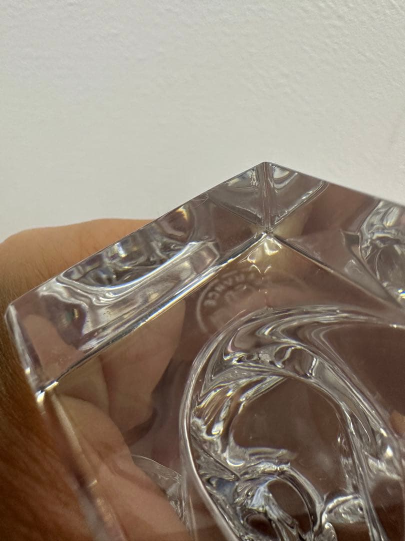 ★美品★バカラ 天使 オブジェ 透明感あふれるクリスタル置物