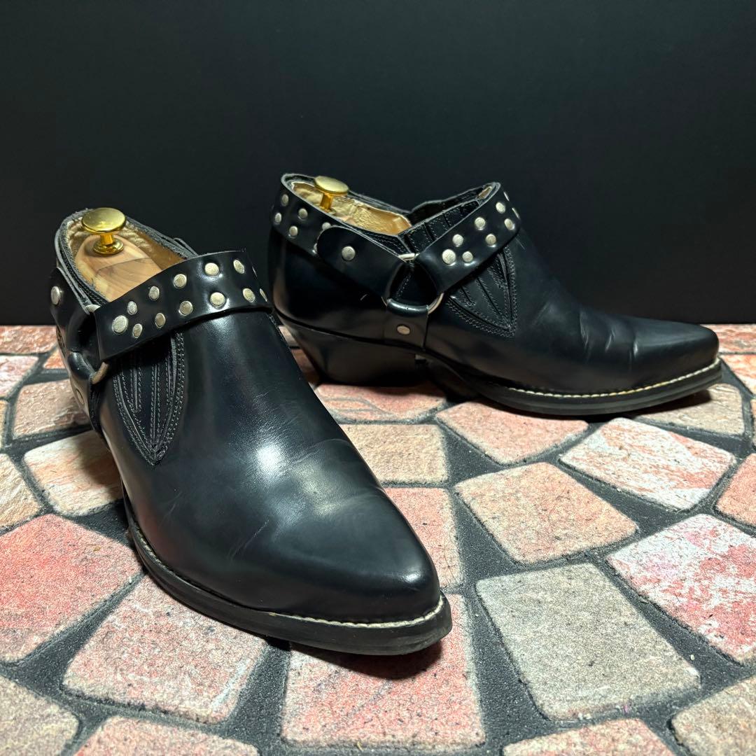 ハーレーダビッドソン　リングブーツ ローファー　メタルロゴ　スペイン製　26.5