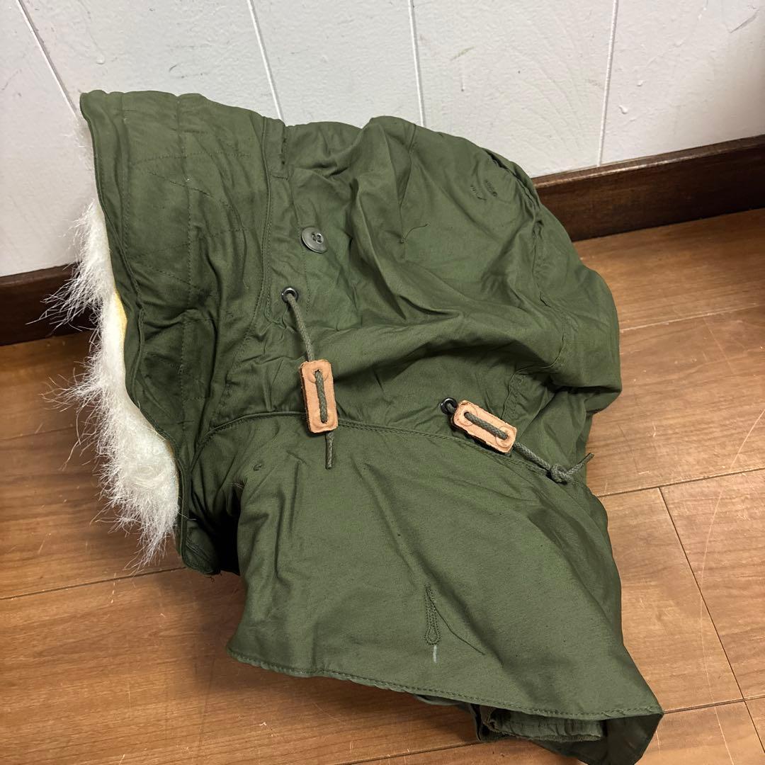 デッドストック　米軍　実物　80s M65 フィッシュテールパーカーフード　①