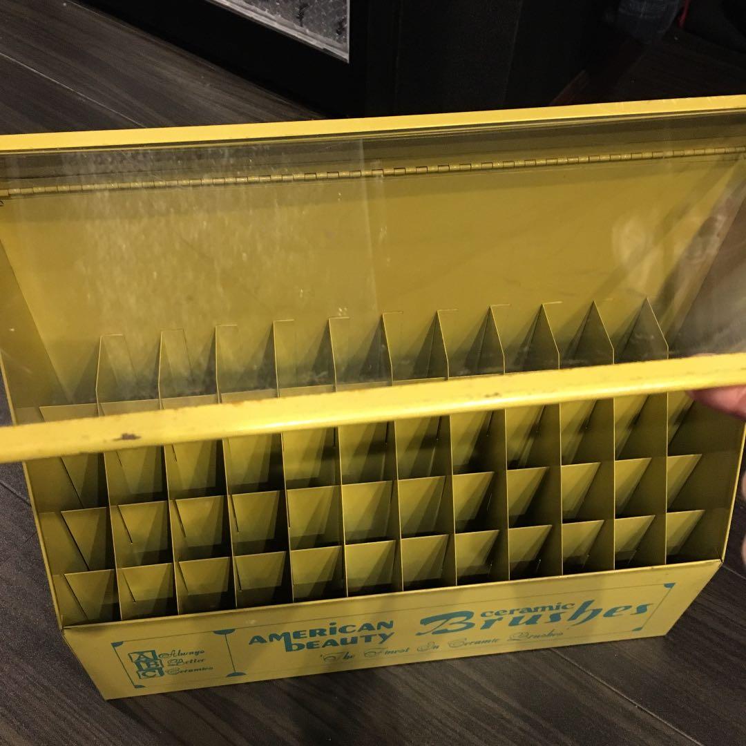 アメリカンビンテージディスプレイケース❤️筆ペン入れ