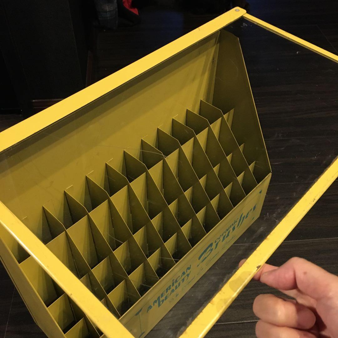 アメリカンビンテージディスプレイケース❤️筆ペン入れ