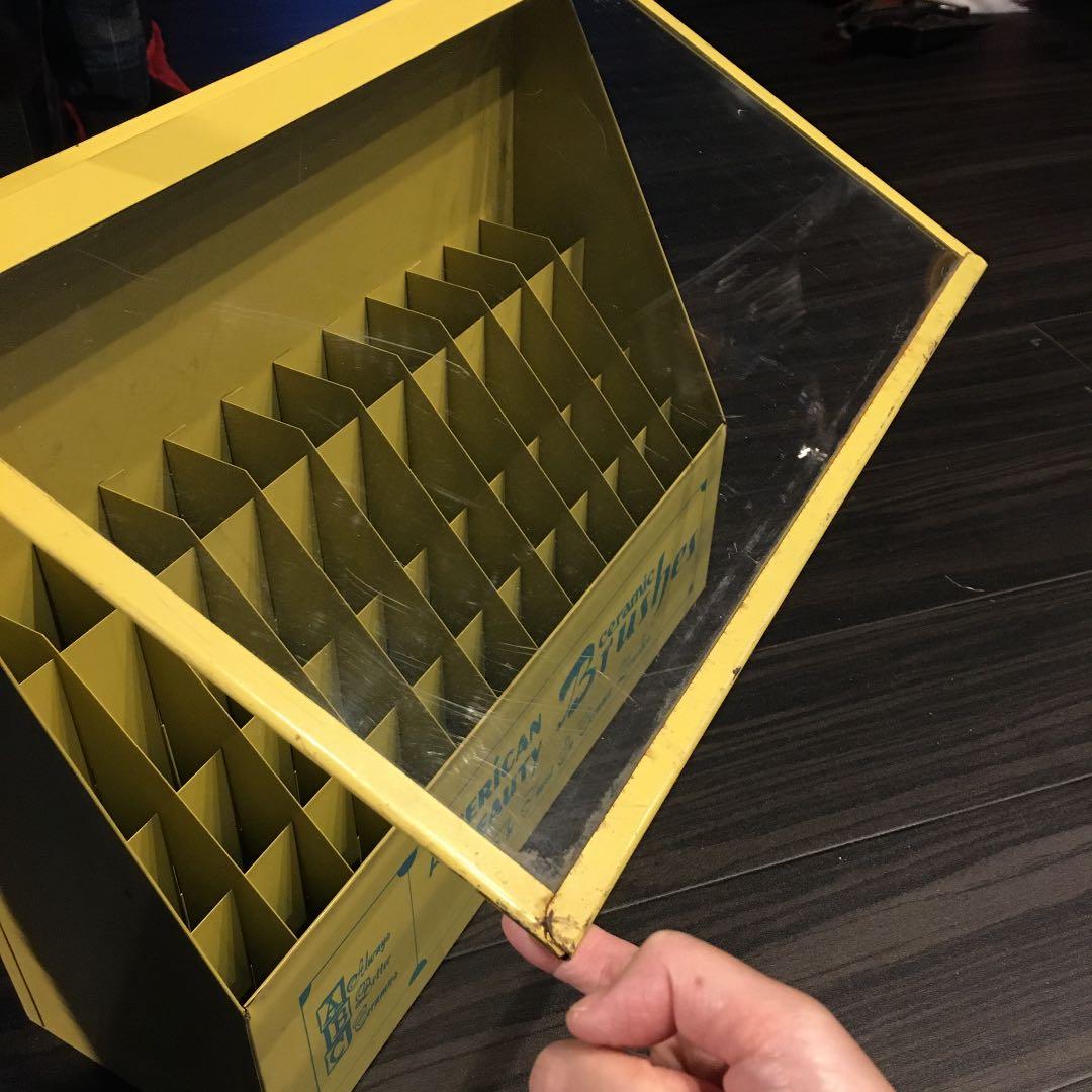 アメリカンビンテージディスプレイケース❤️筆ペン入れ