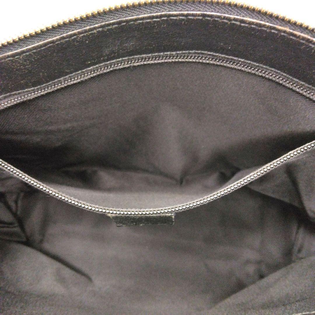 GUCCI グッチ　ショルダーバッグ　GGキャンバス　レザー　204991