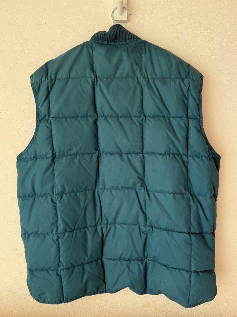 エディバウワー　80s ダウンベスト　ヴィンテージワッペン　サイズL