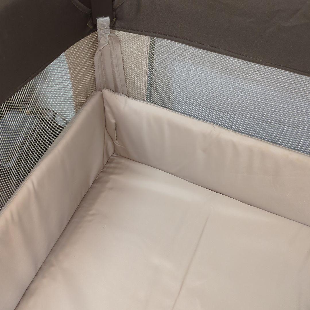 【美品】 アップリカ ココネル ベビーベッド ココア ブラウン プレイヤード