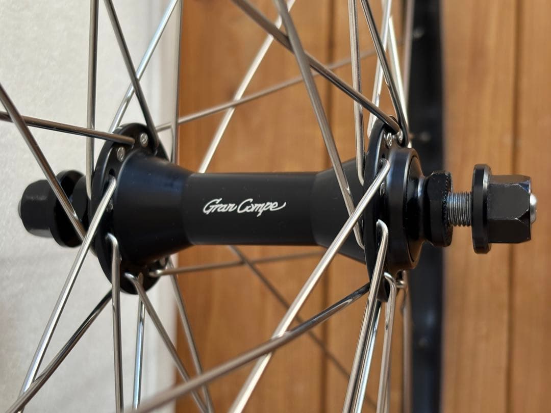 美品 手組 MAVIC OPEN PRO UST ピスト ホイール グランコンペ