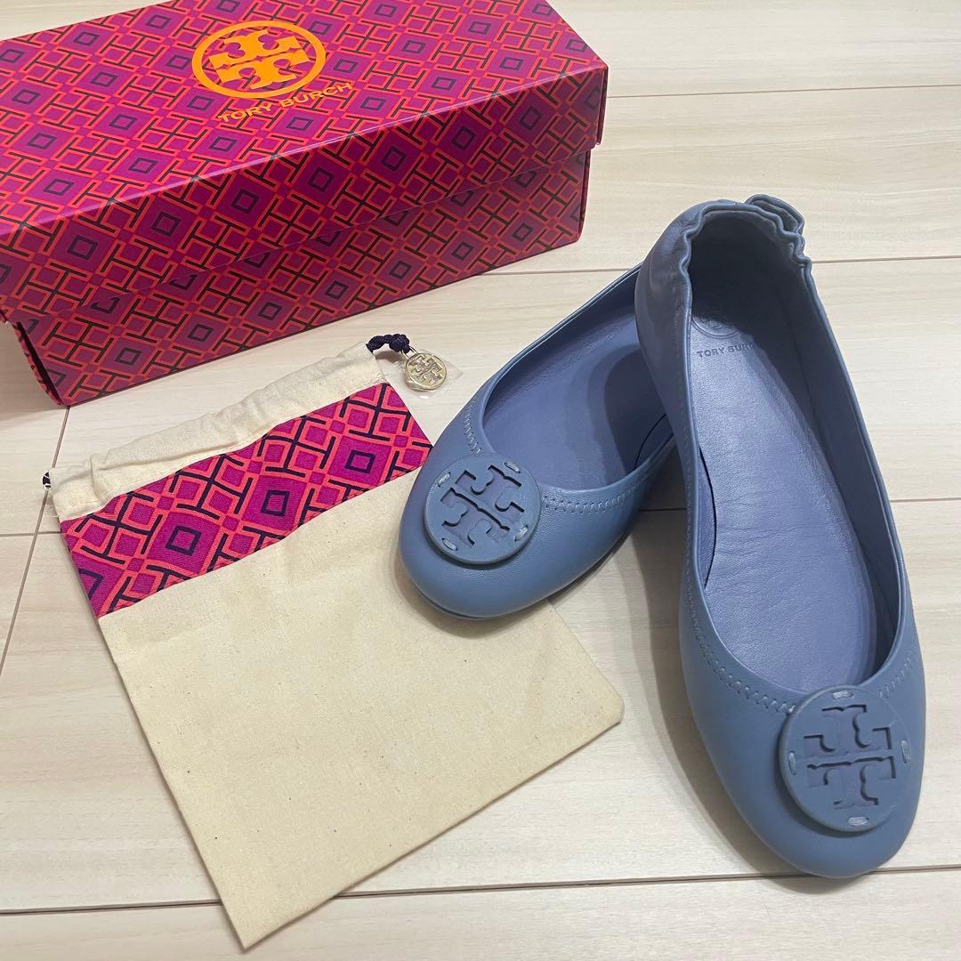 ✨レア✨極美品✨箱・袋有✨【Tory Burch】ミニートラベルバレエ 24.5