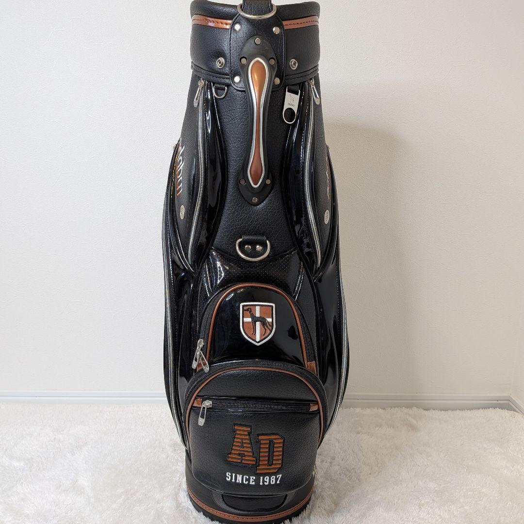 adabat アダバット キャディバッグ 9.5型 47インチ ブラック ゴルフ