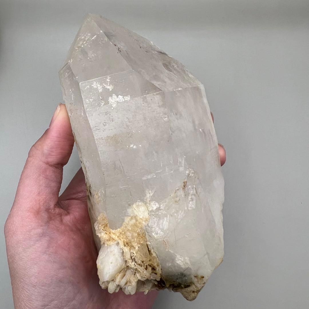 （m13）マニカラン水晶マスタークリスタル虹レムリアンリッジ大型単結晶