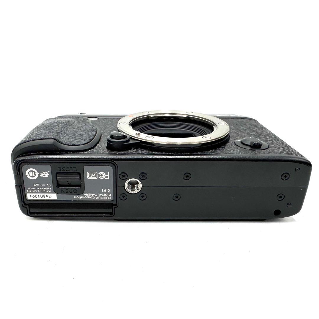動作良好 FUJIFILM フジフィルムX-E1 ミラーレス 一眼 ブラック