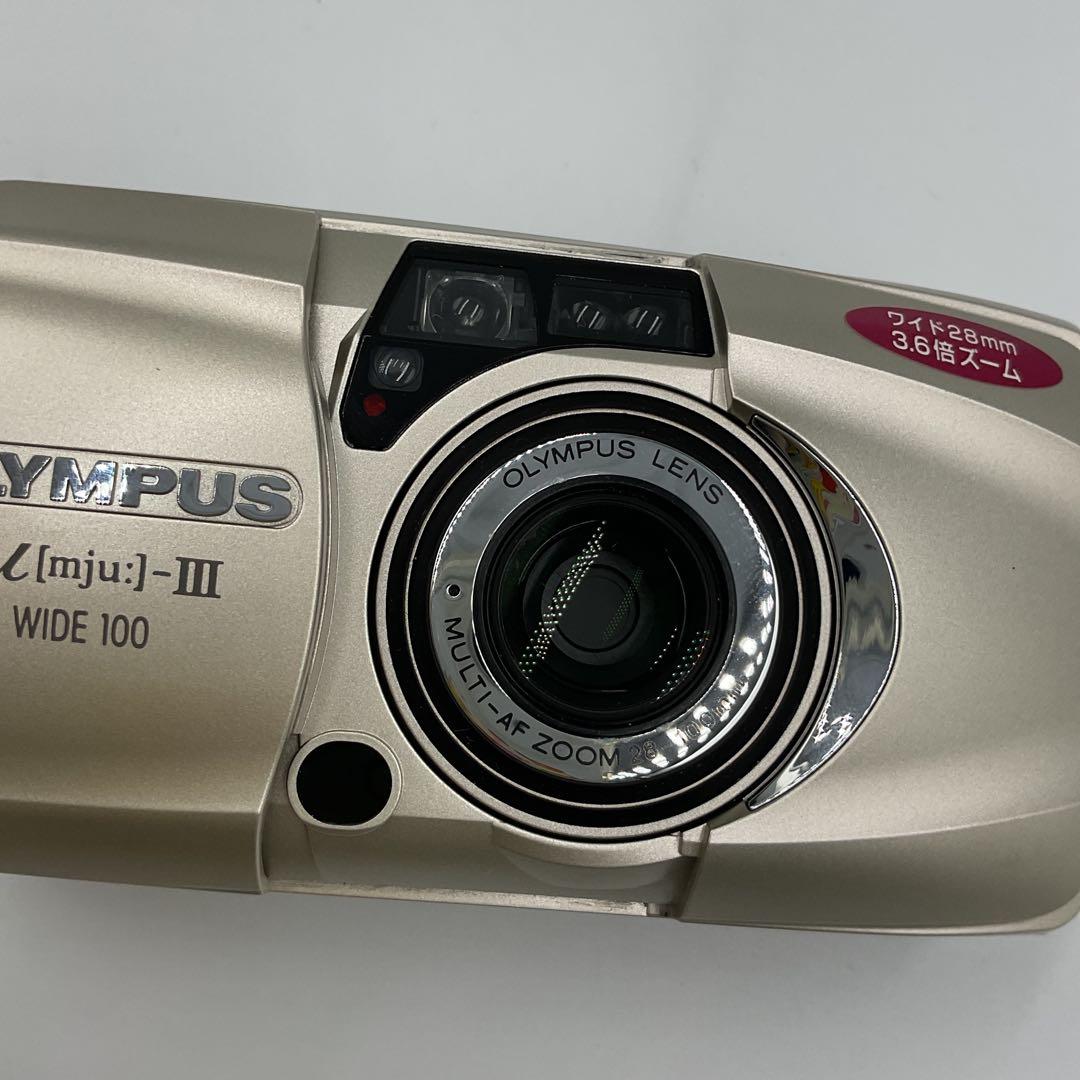 A2683 OLYMPUS mju: III WIDE 100 コンパクトカメラ