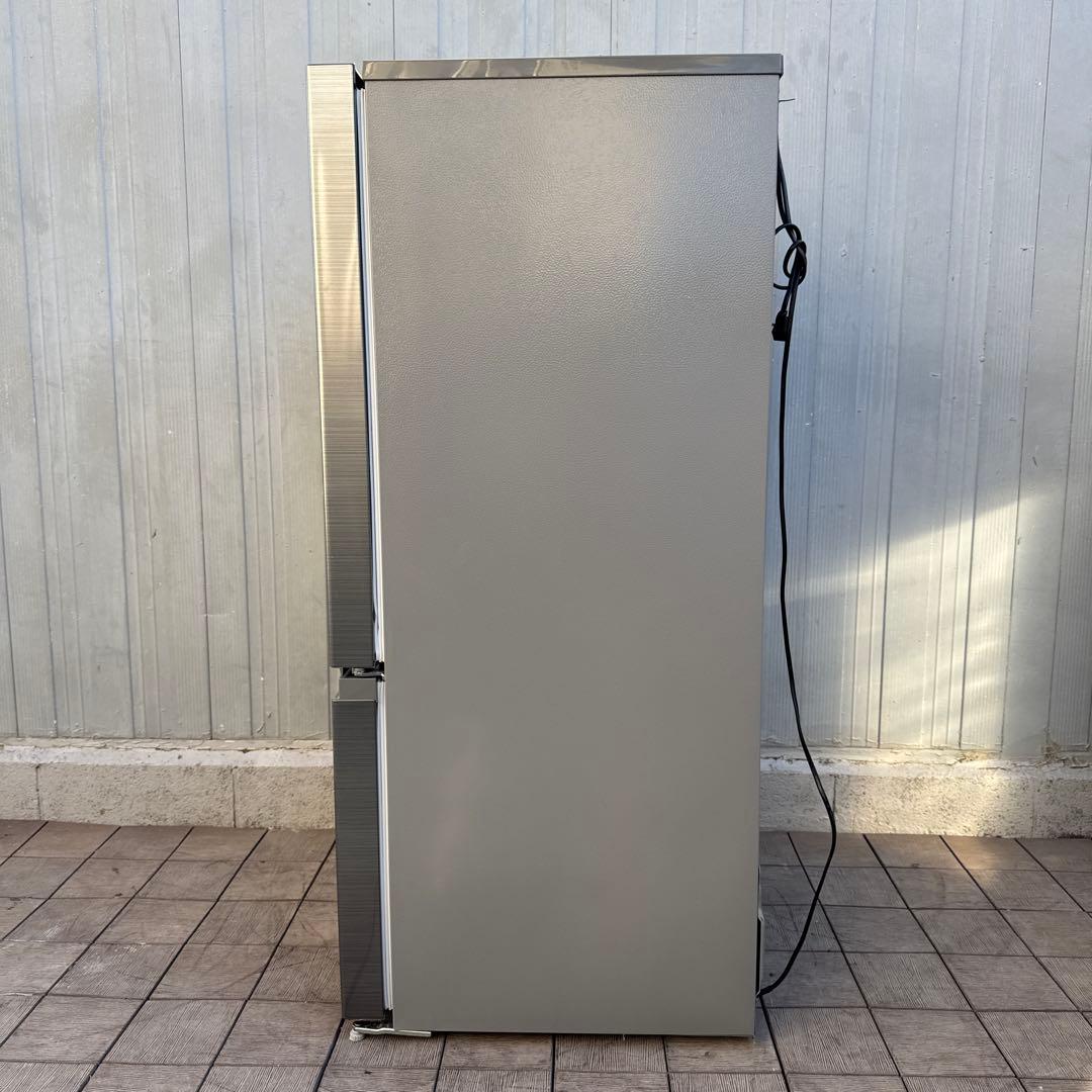 美品 HITACHI 2021年製 2ドア冷蔵庫 メタリックシルバー 154L