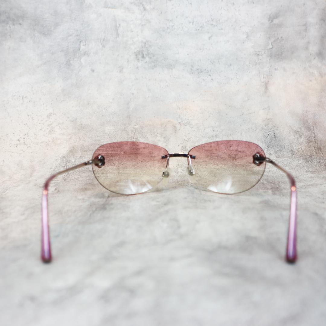 CHANEL リムレス サングラス グラデーションレンズ ユニセックス