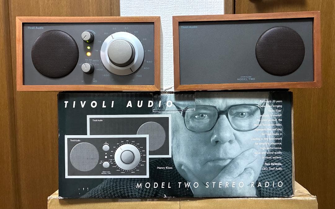 【美品・完動品】Tivoli Audio　MODEL TWO　ラジオ　元箱付