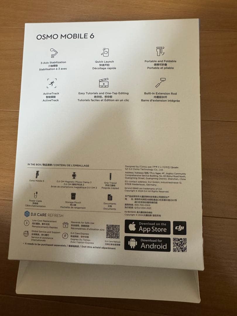 DJI osmo mobile 6 スマホ　スタビライザー　スマートジンバル