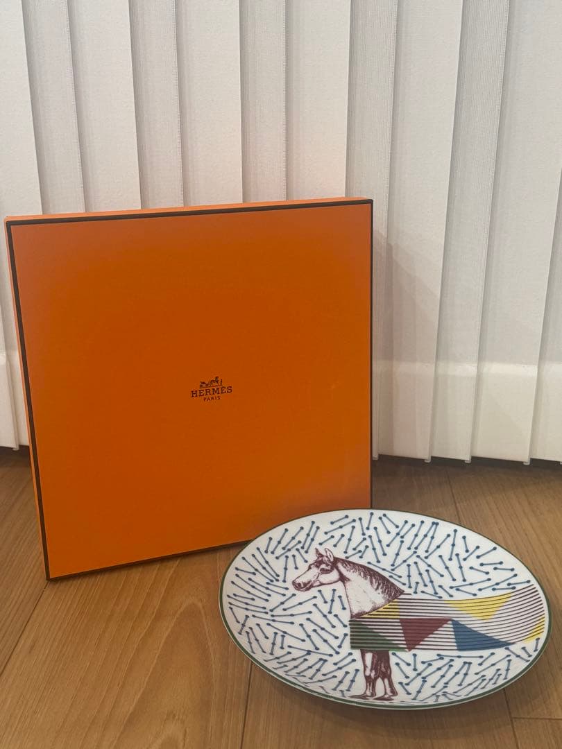 HERMES エルメス デザートプレート〈エルメス・イポモビル〉No.4