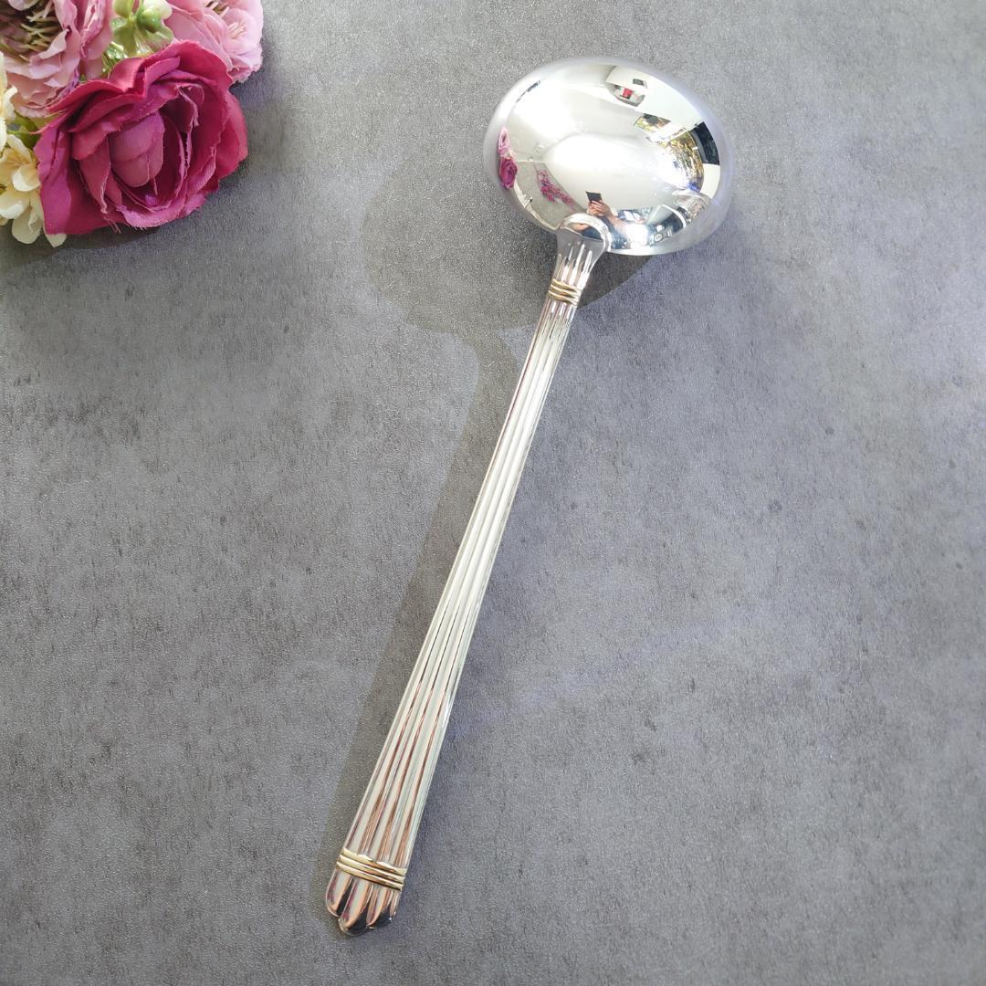 希少 美品 クリストフル アリアゴールドリング スープレードル