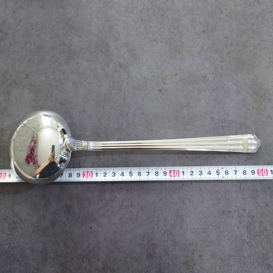 希少 美品 クリストフル アリアゴールドリング スープレードル